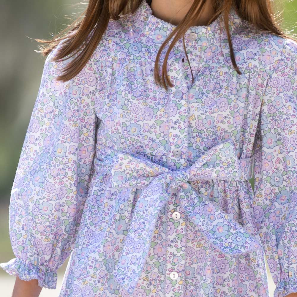 Close-up of Lavender Maeve Dress Close