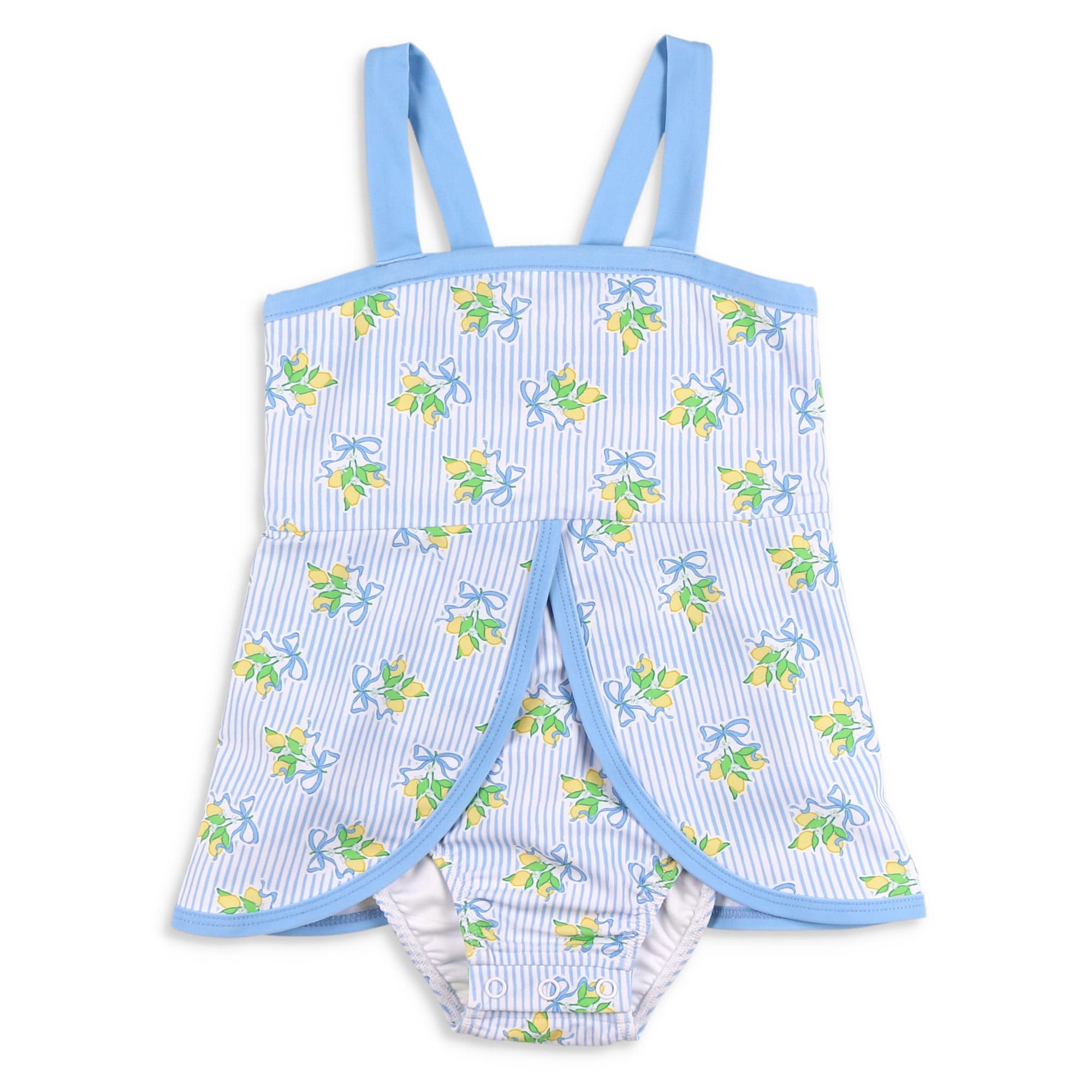 Girls Lemon One Piece Suit - XS - Shrimp and Grits Kids