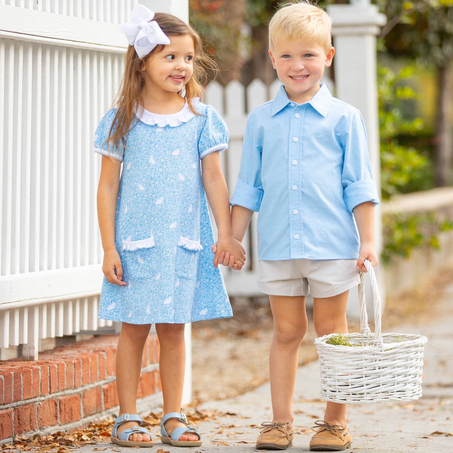 Boys Oxford Button Down - Light Blue