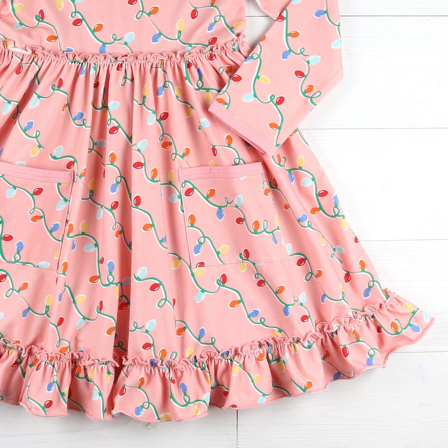 Girls Twirl Dress - Bright Lights