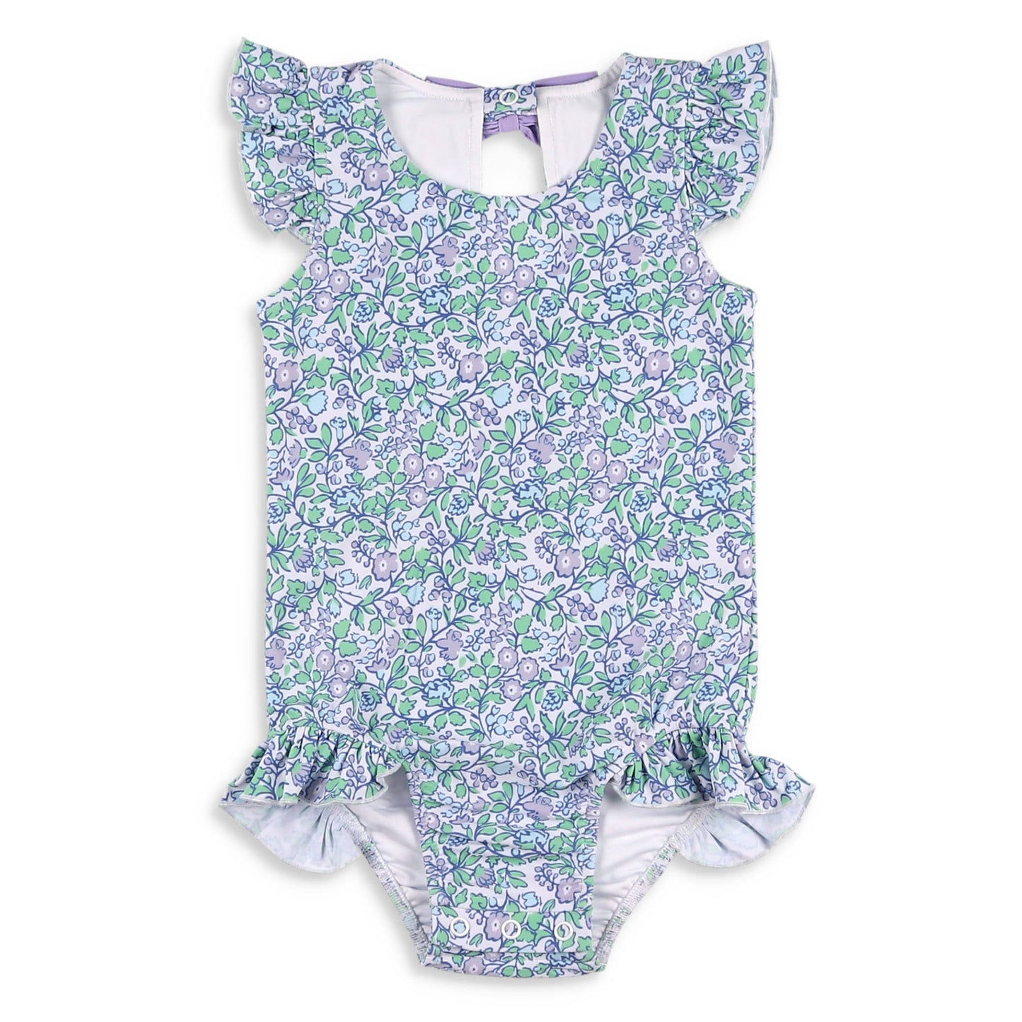 Girls One Piece - Lilac Floral