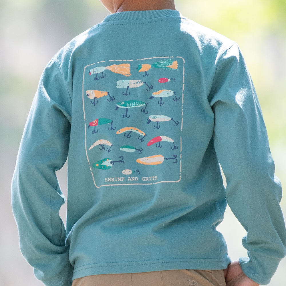 Close-up of Lure Graphic Tee Back Close