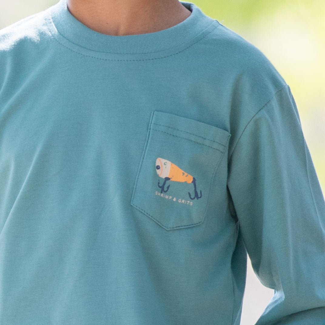 Close-up of Lure Graphic Tee Front Close