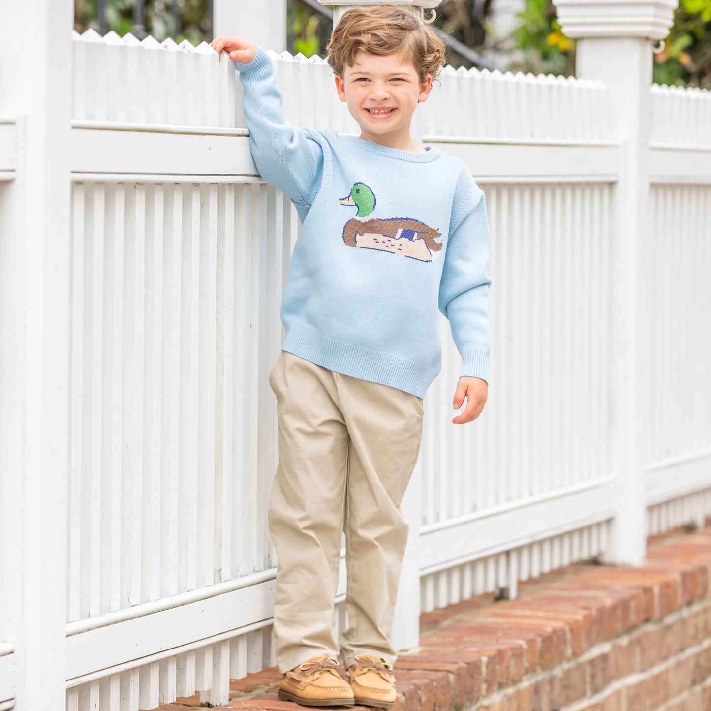 Boys Sweater - Mallard
