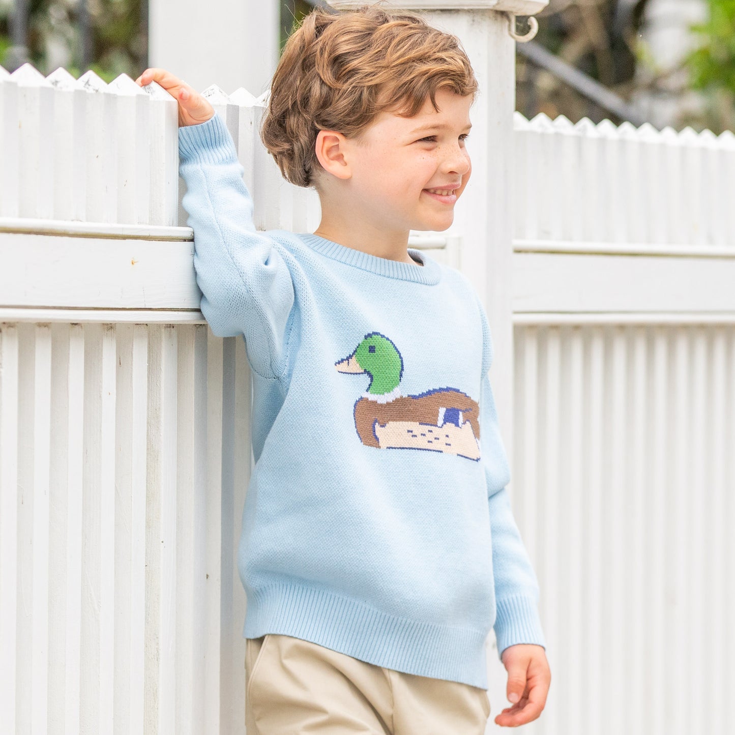 Boys Sweater - Mallard