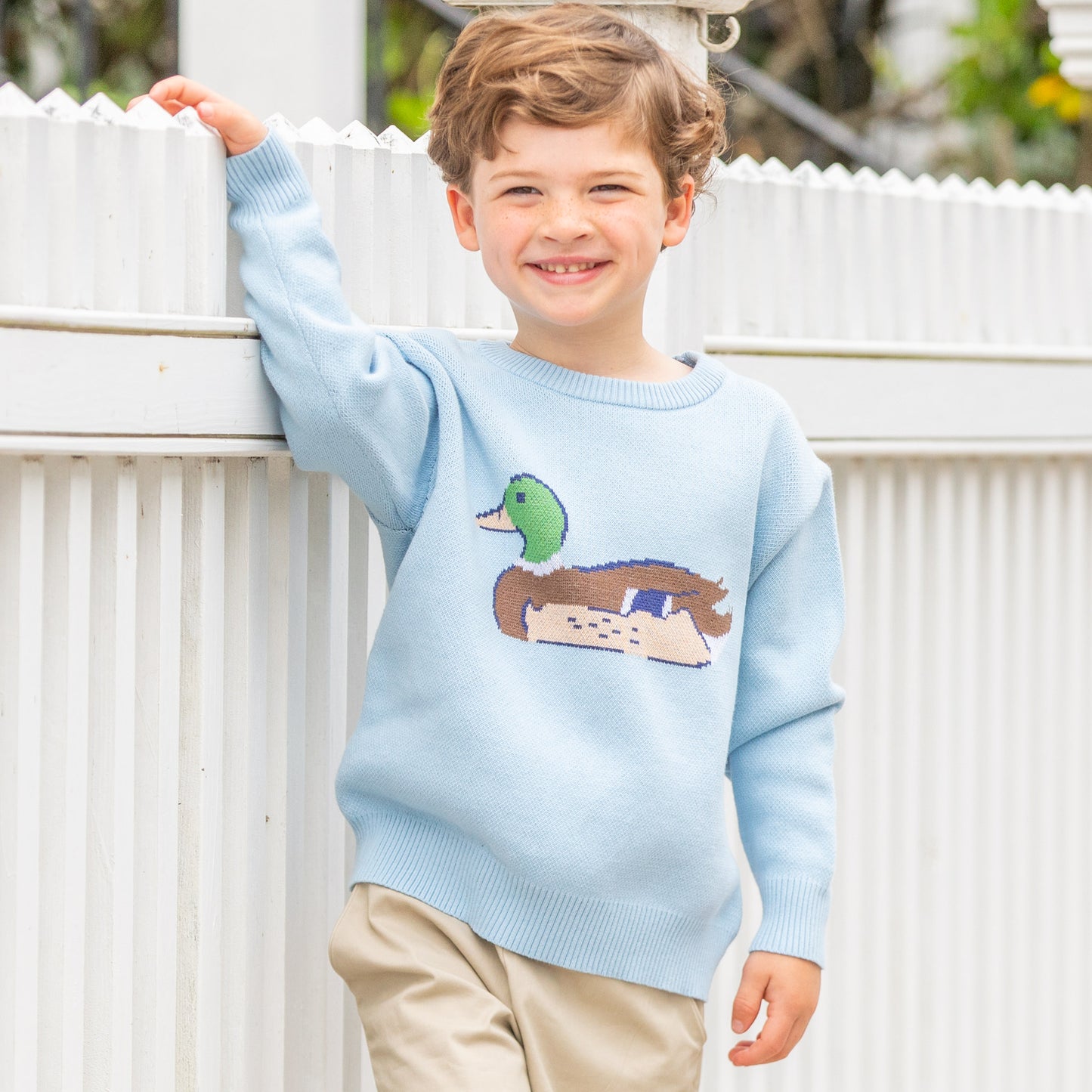 Boys Sweater - Mallard