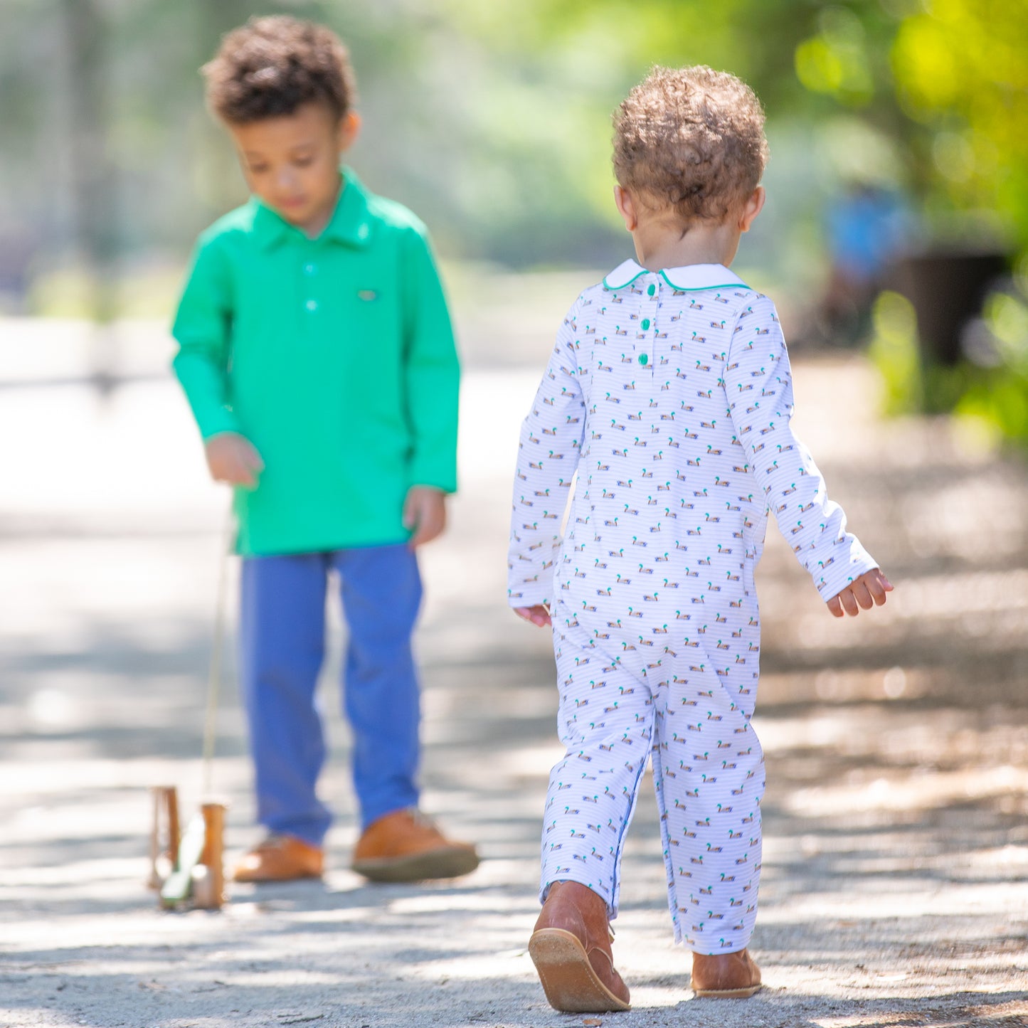 Boys Bubble - Mallard Stripe