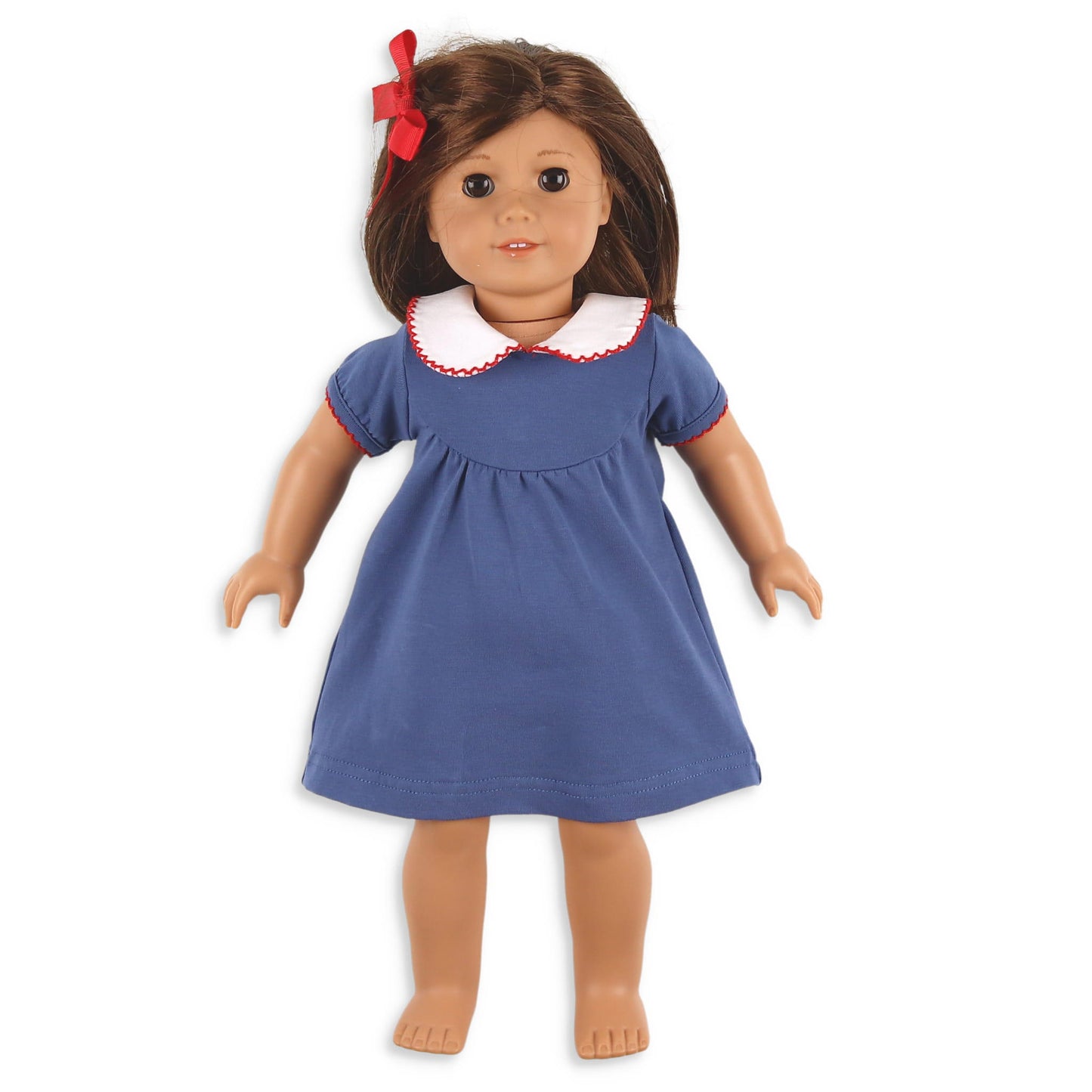 Girls Eloise Doll Dress - Midnight Blue Madeline