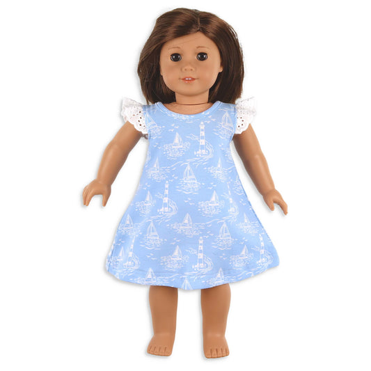 Morris Island Ruffle Dress - Doll Dress