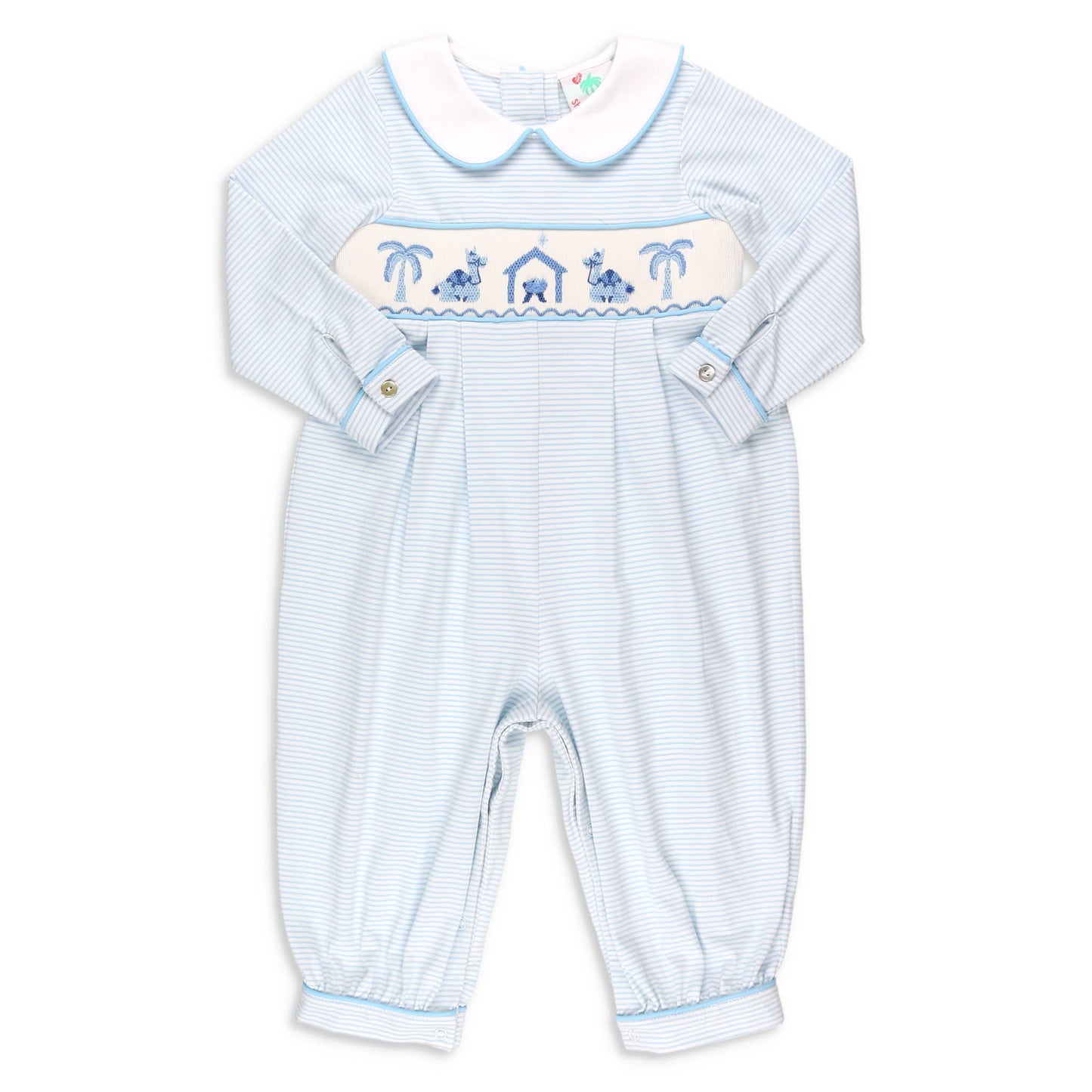 Boys Stripe Long Bubble - Nativity