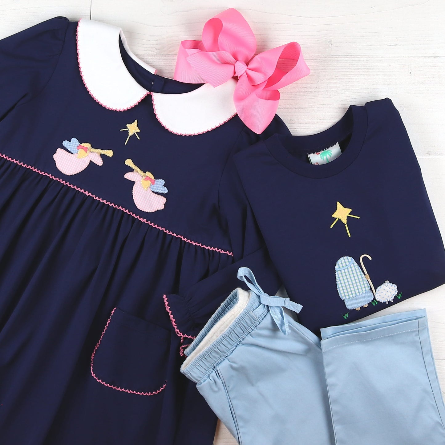 Boys Applique Shirt - Nativity
