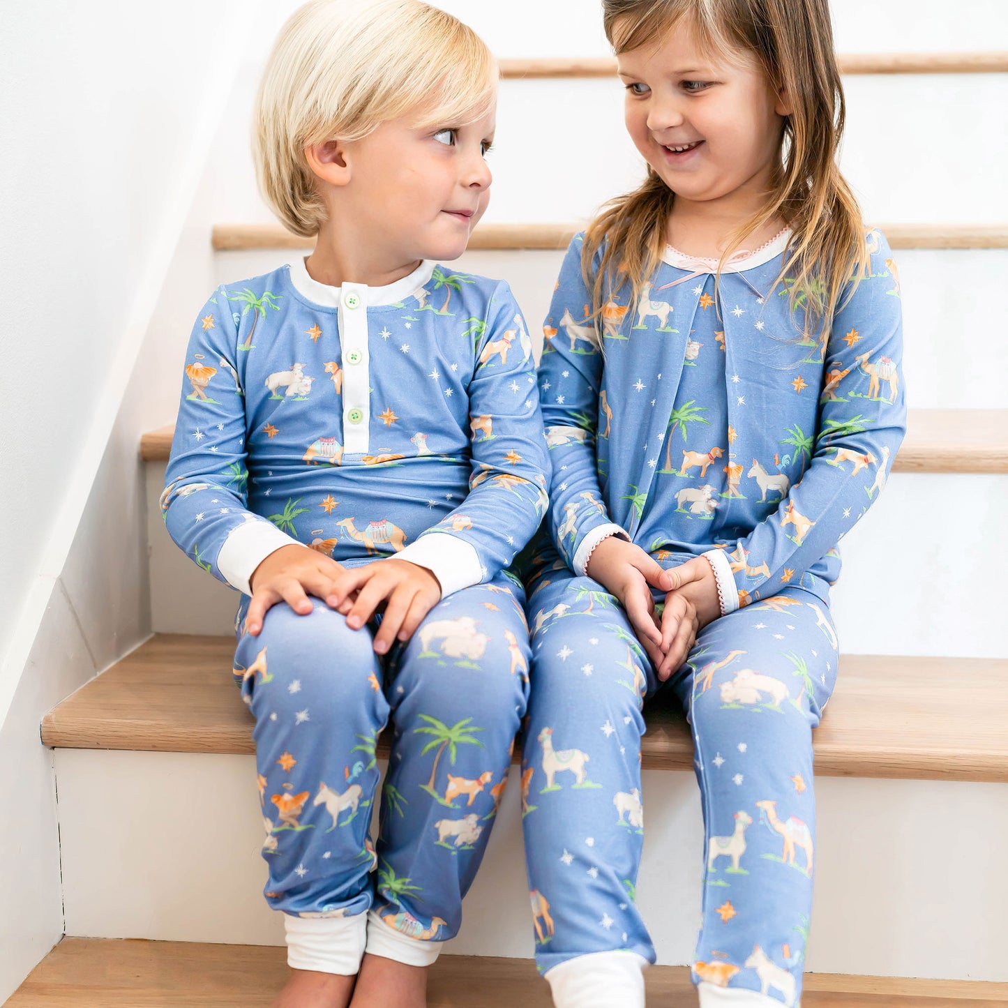 Nativity Button Loungewear Set