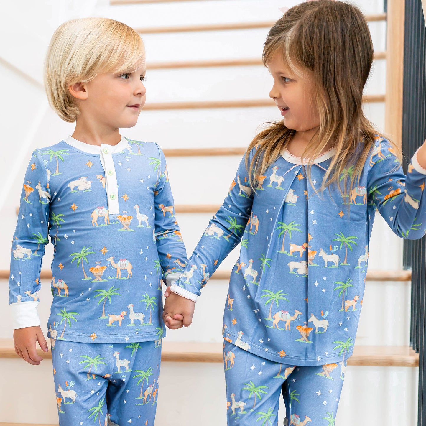 Nativity Button Loungewear Set