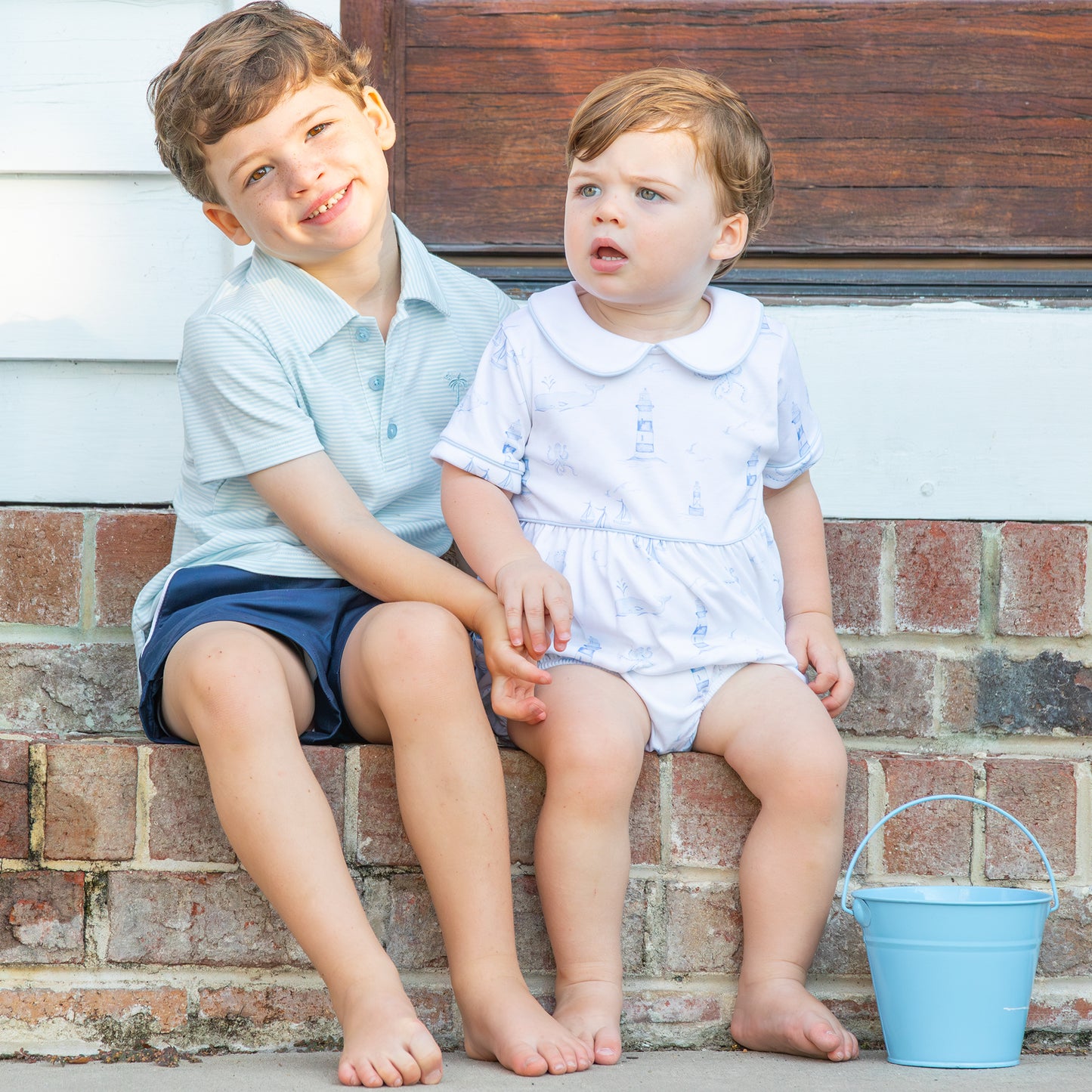 Nautical Toile Pima Bubble