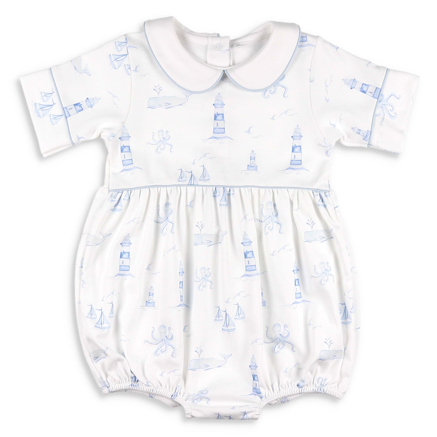 Nautical Toile Pima Bubble
