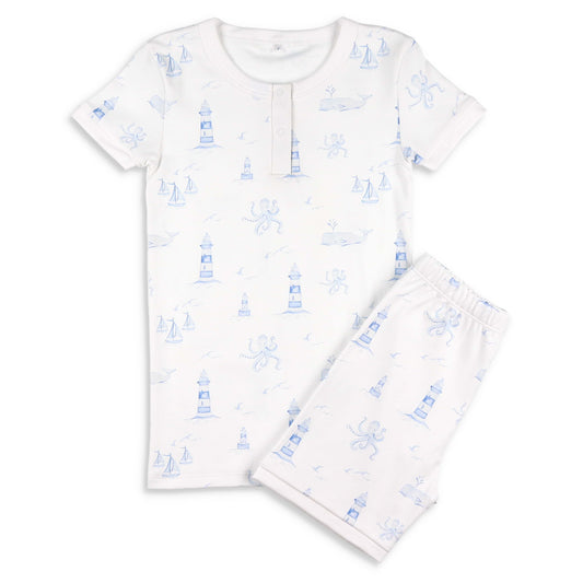 Nautical Toile Pima Loungewear