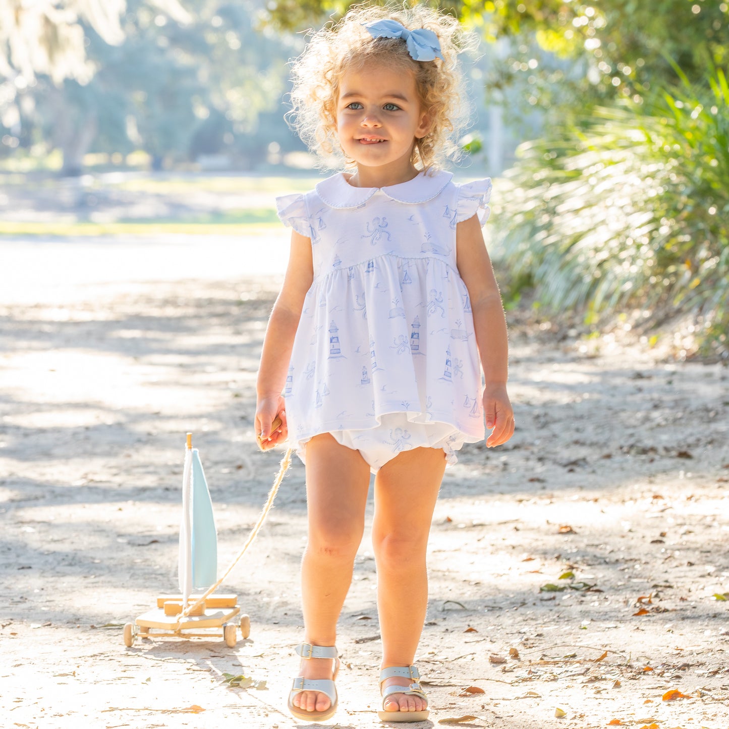 Nautical Toile Pima Set