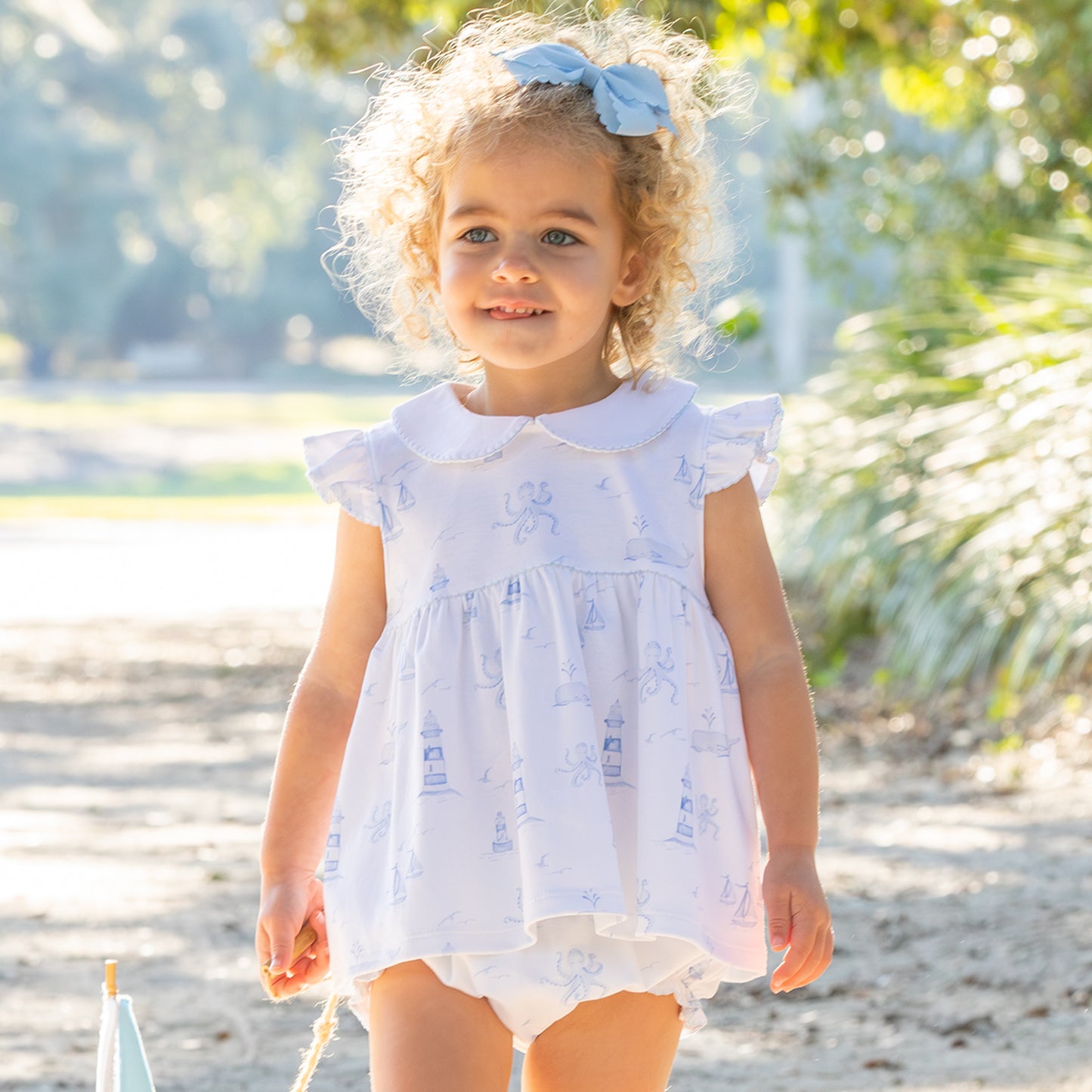 Nautical Toile Pima Set