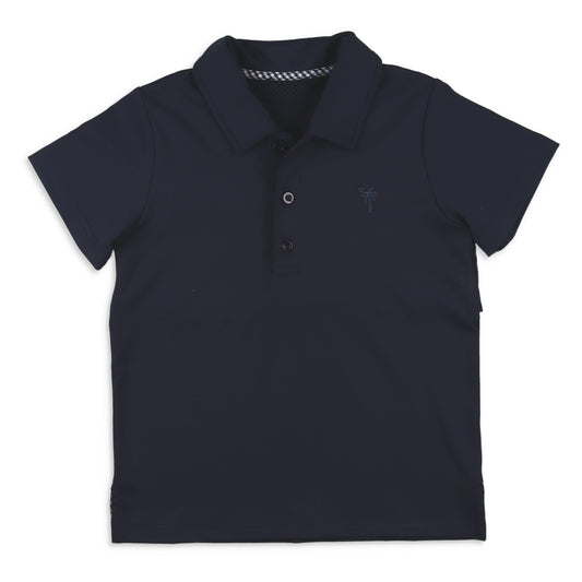 Boys Performance Polo - Navy