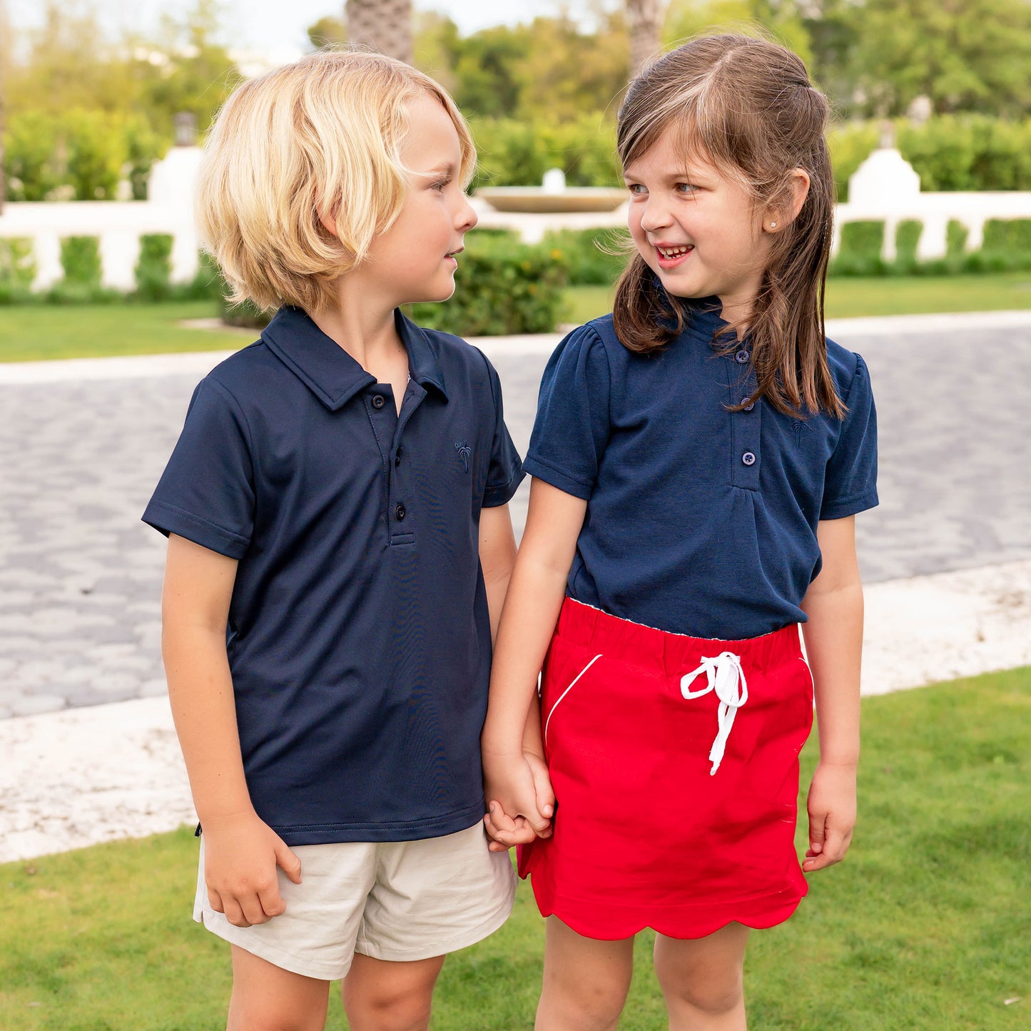 Boys Performance Polo - Navy