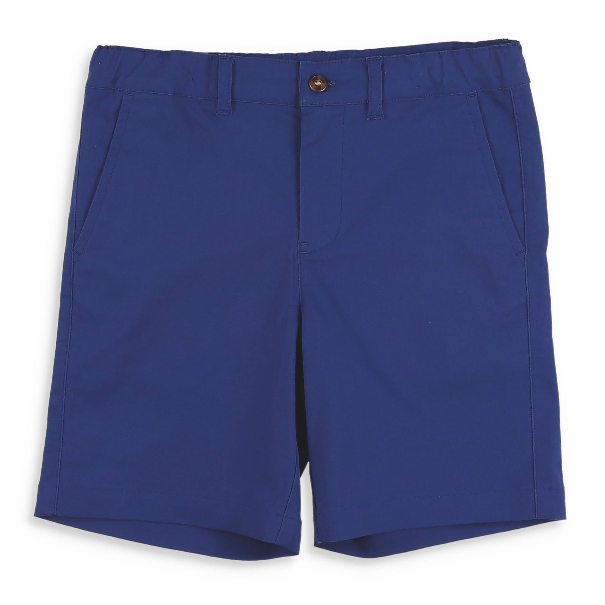 Boys Navy Button Shorts - Shrimp and Grits Kids