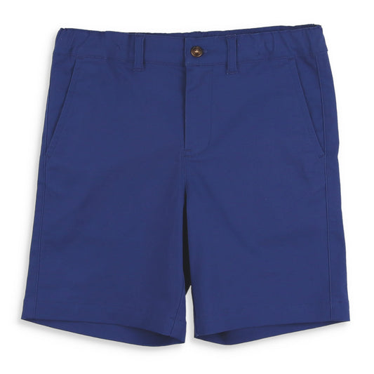 Navy Button Shorts