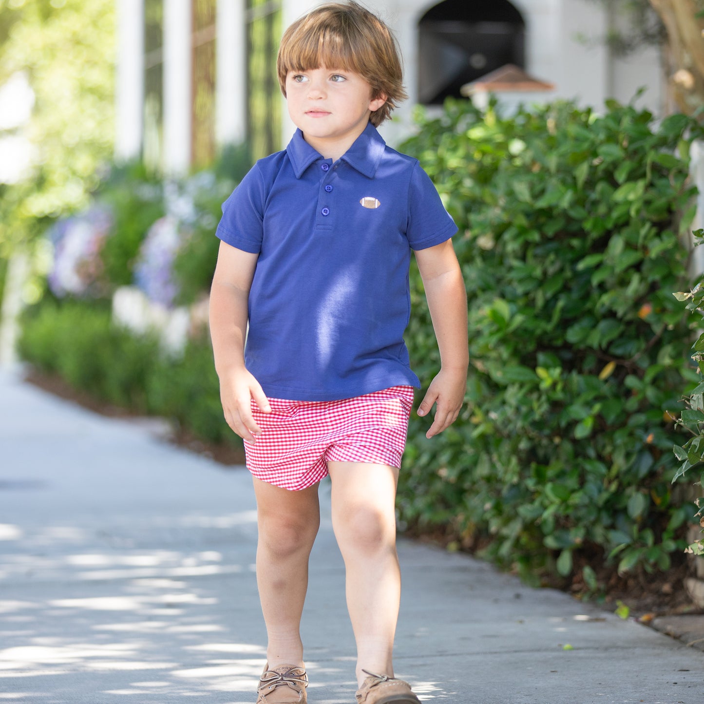 Boys Gameday Polo - Navy