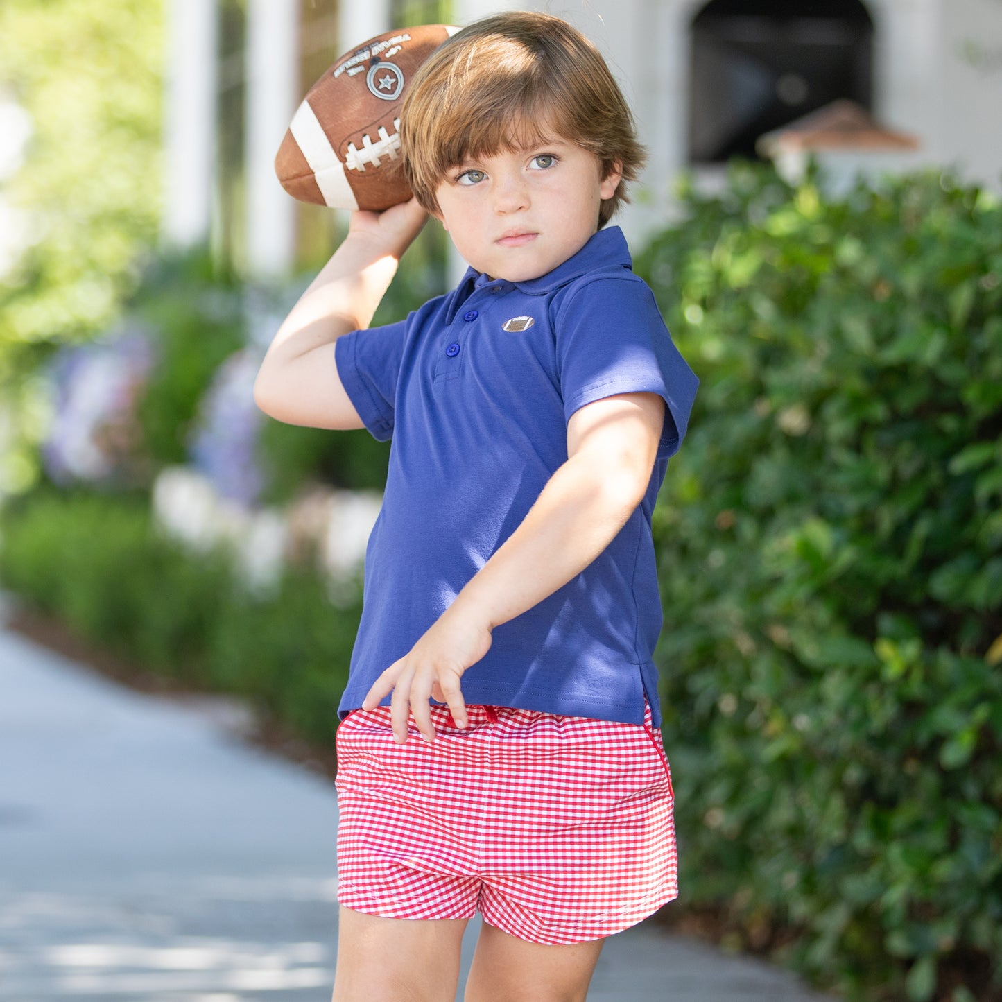 Boys Gameday Polo - Navy