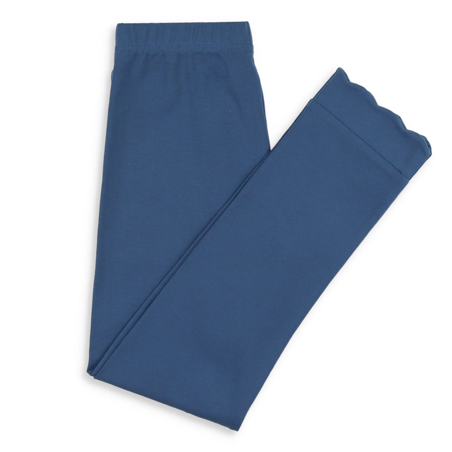 Girls *New* Scallop Leggings - Midnight Blue