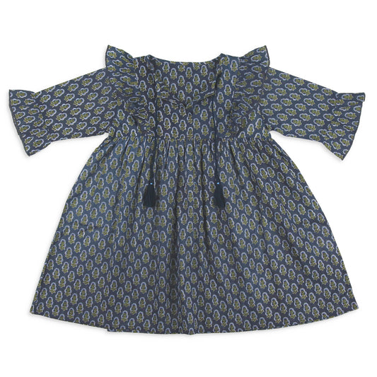 Girls Navy Maisy Dress