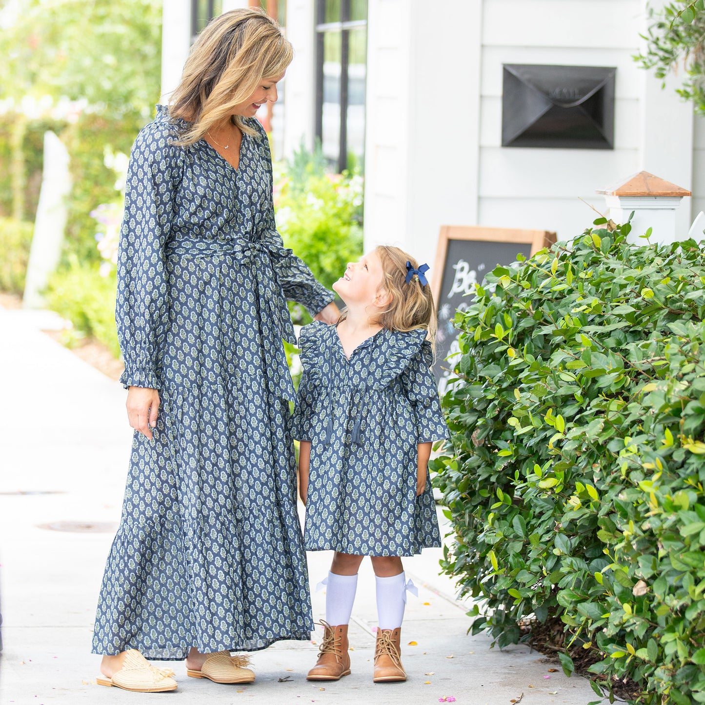 Girls Navy Maisy Dress
