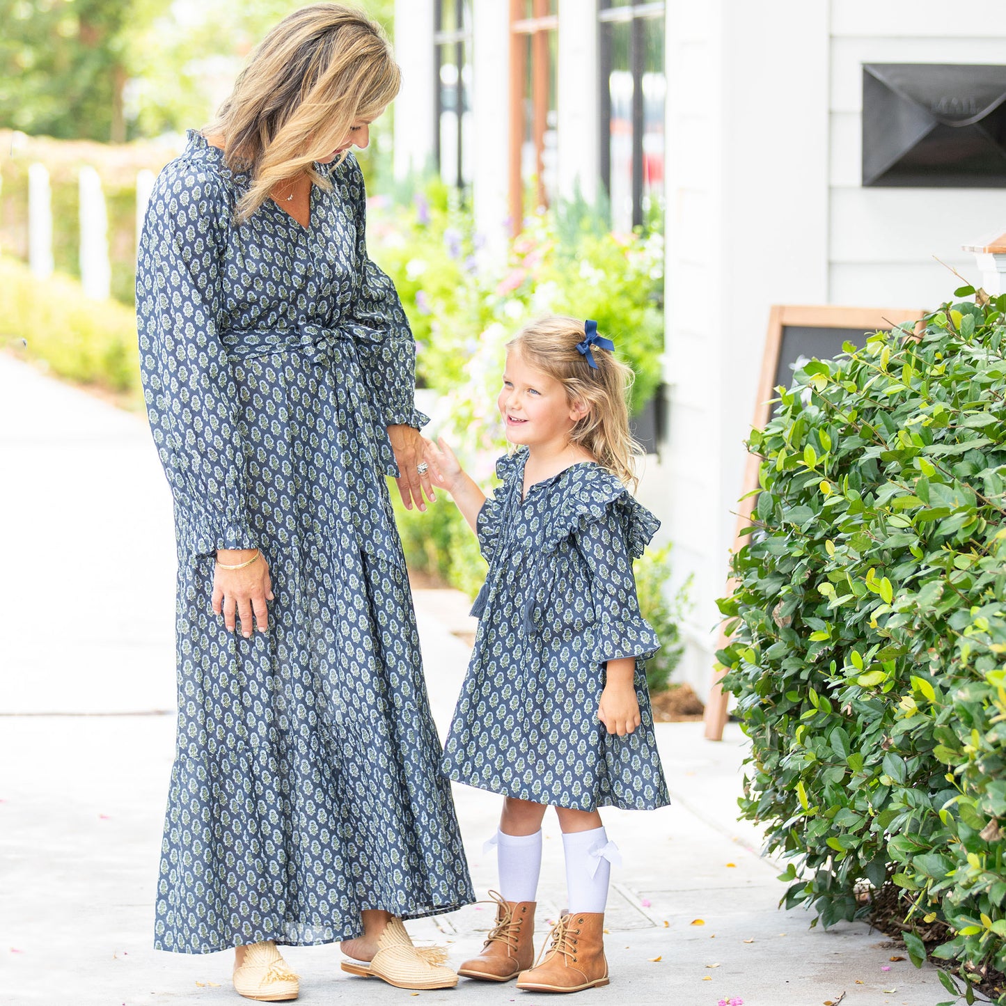 Girls Navy Maisy Dress