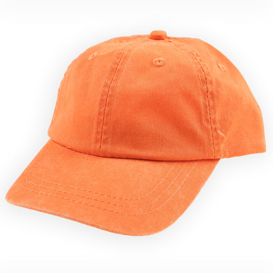Orange Youth Baseball Cap
