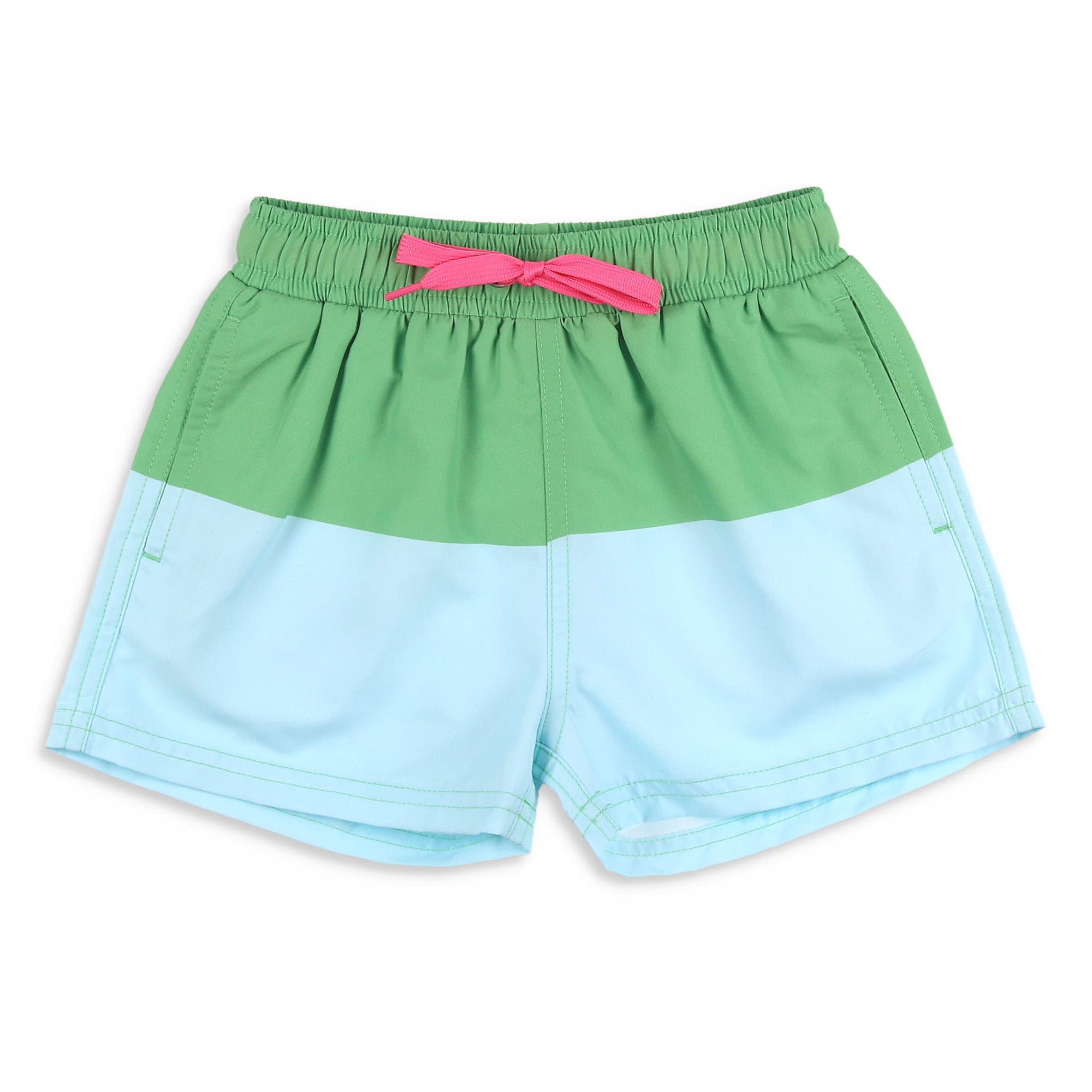 Boys Palm Colorblock Boardies - Shrimp and Grits Kids