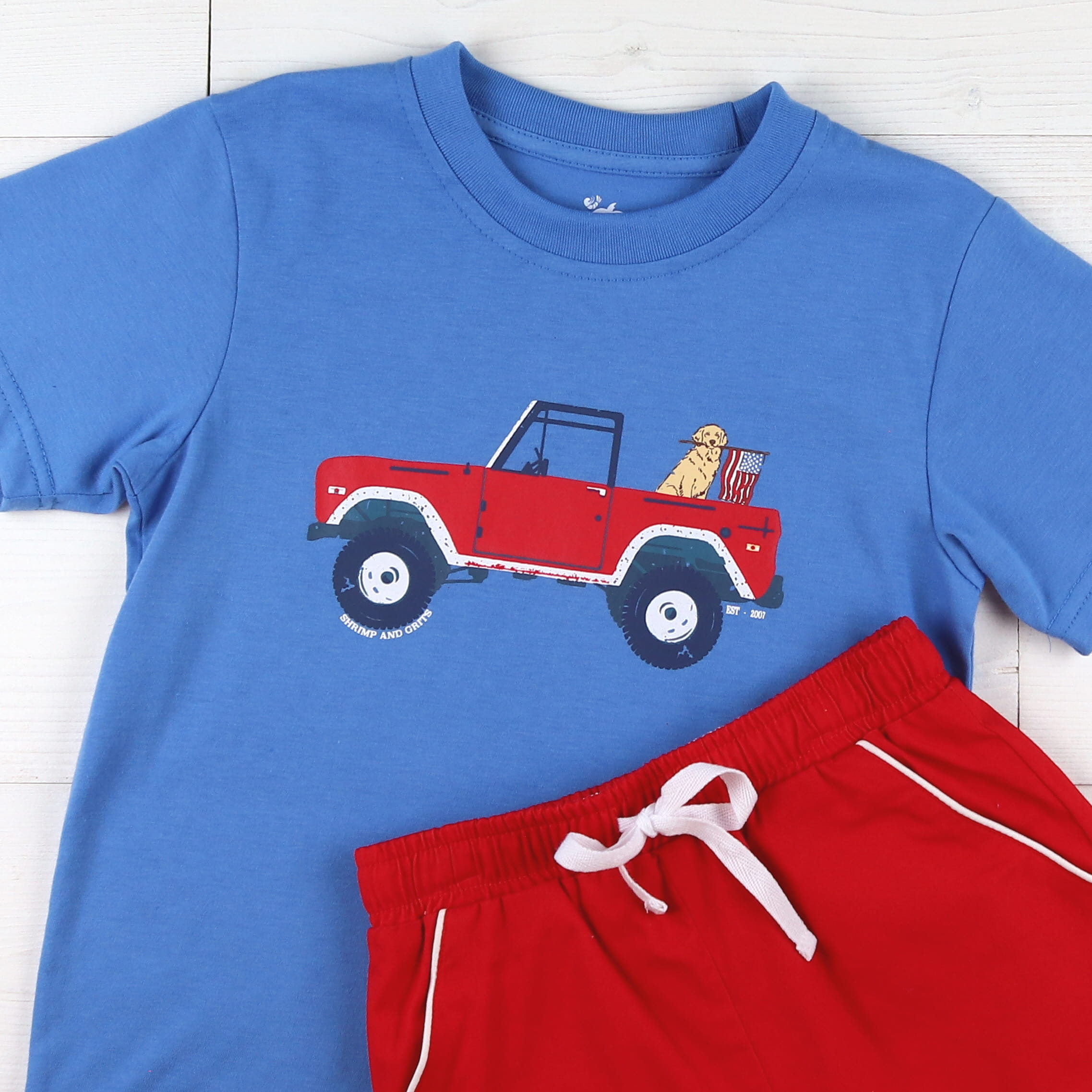 Red Twill Shrimp Shorts – Shrimp and Grits Kids