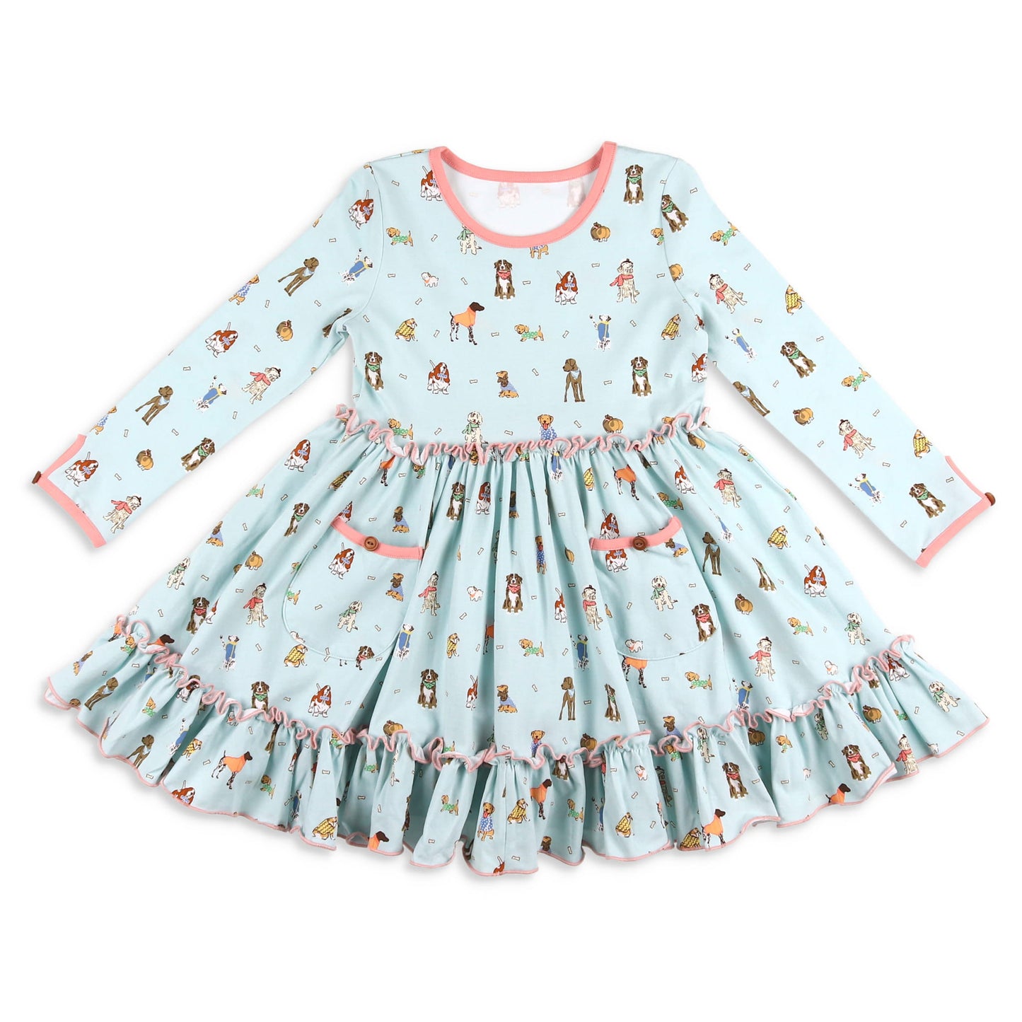 Paw Prints Twirl Dress