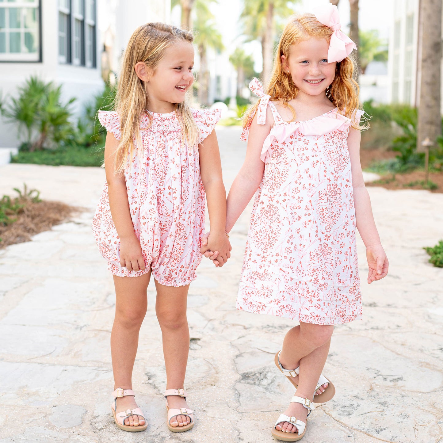 Girls Mady Dress - Easter Toile