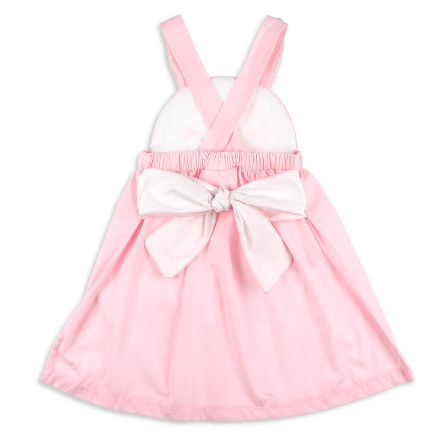 Girls Dress - Pink Bunny Face