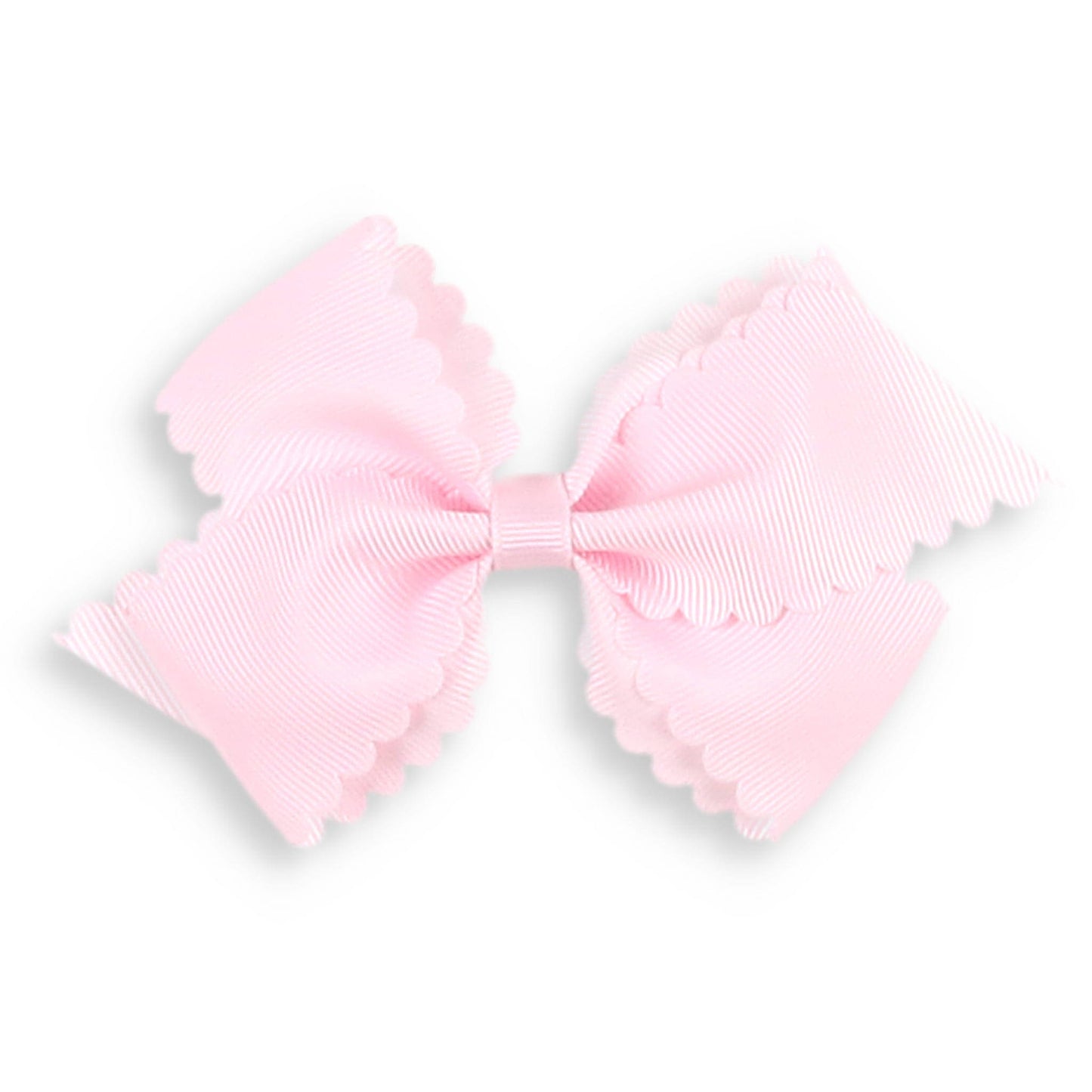 Pearl Pink Scallop Bow