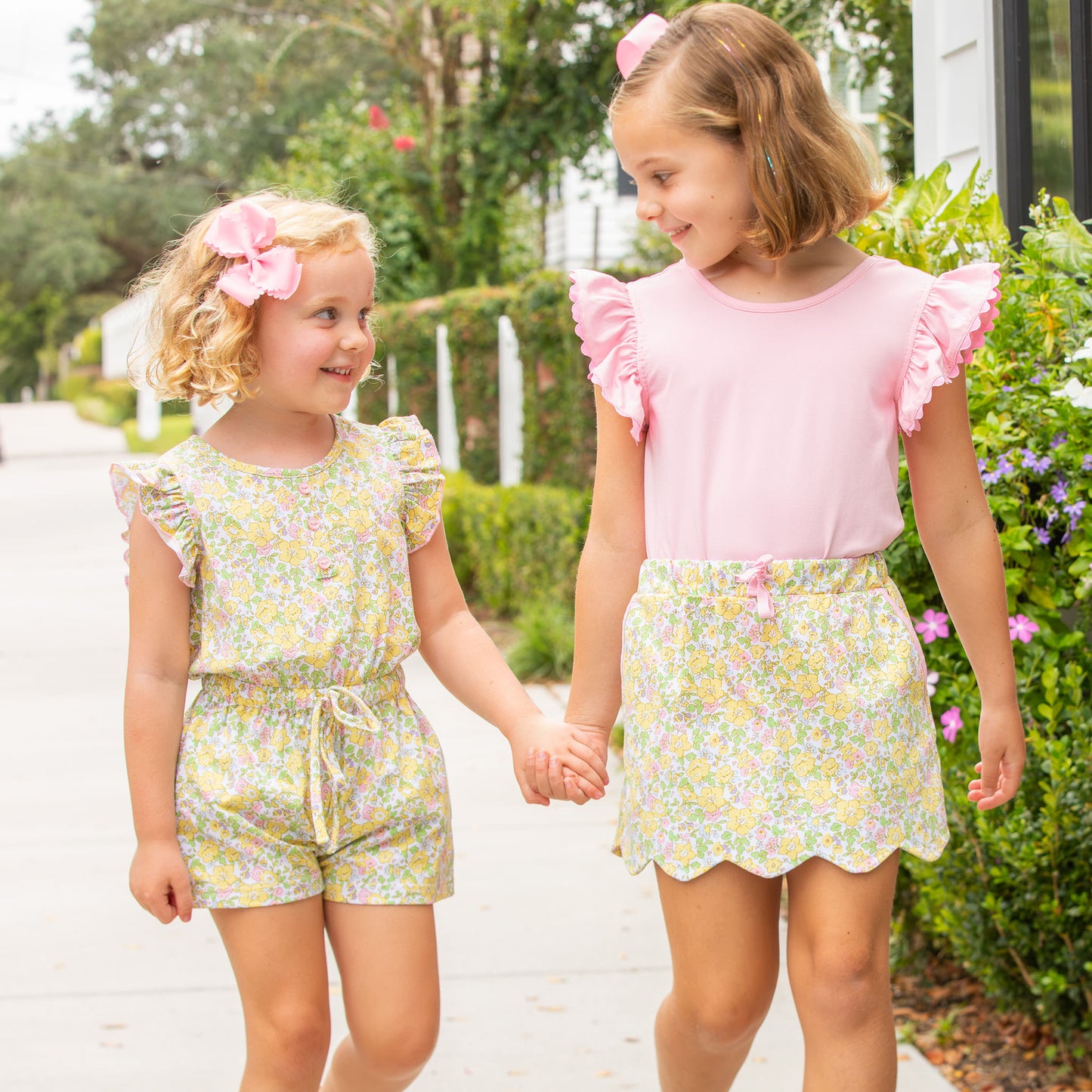 Pink Petal Bow Back Top