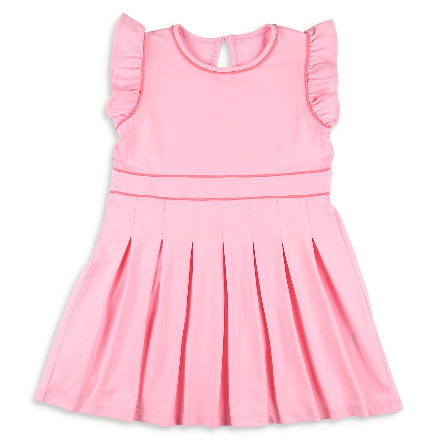 Pink Petal Pleated Dress