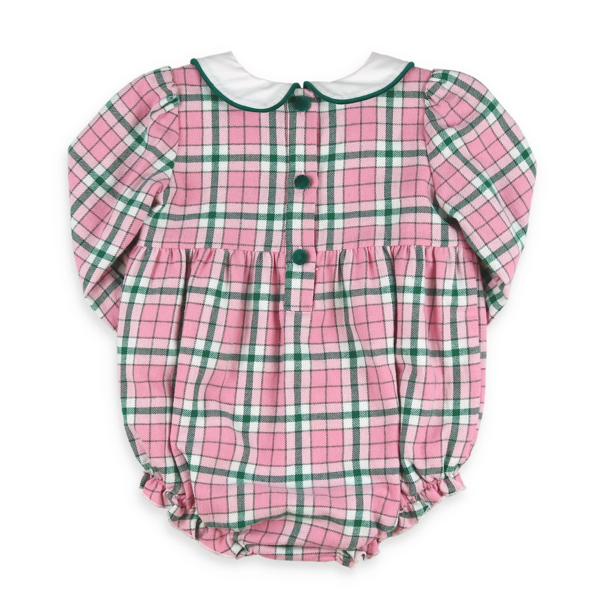 pink plaid bubble back
