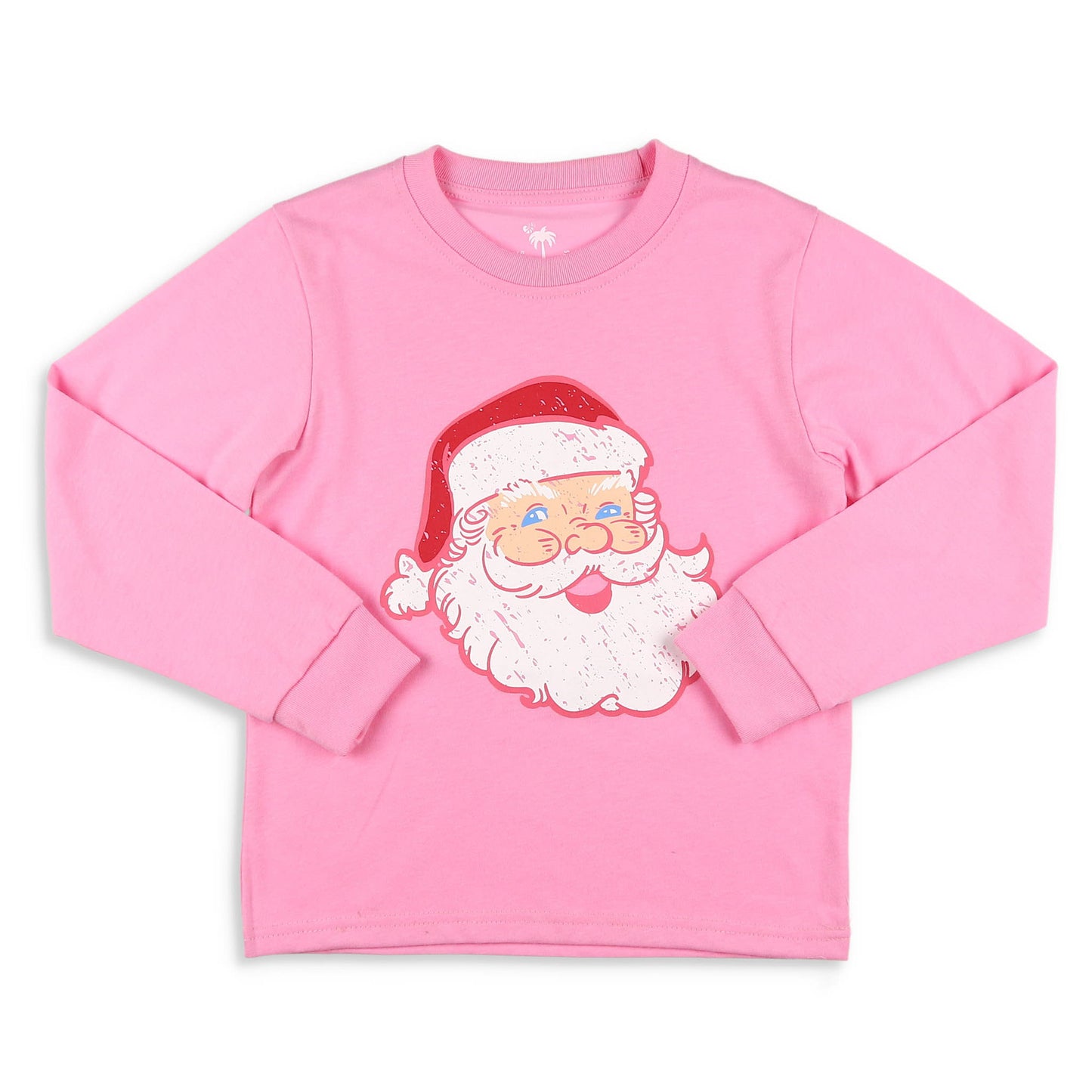 Graphic Tee - Jolly Pink Santa