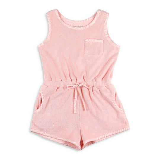 Pink Terry Romper