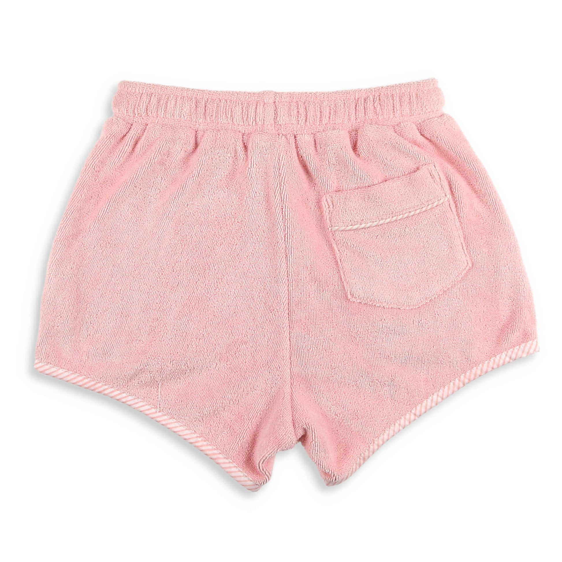 Girls Pink Terry Shorts - Shrimp and Grits Kids