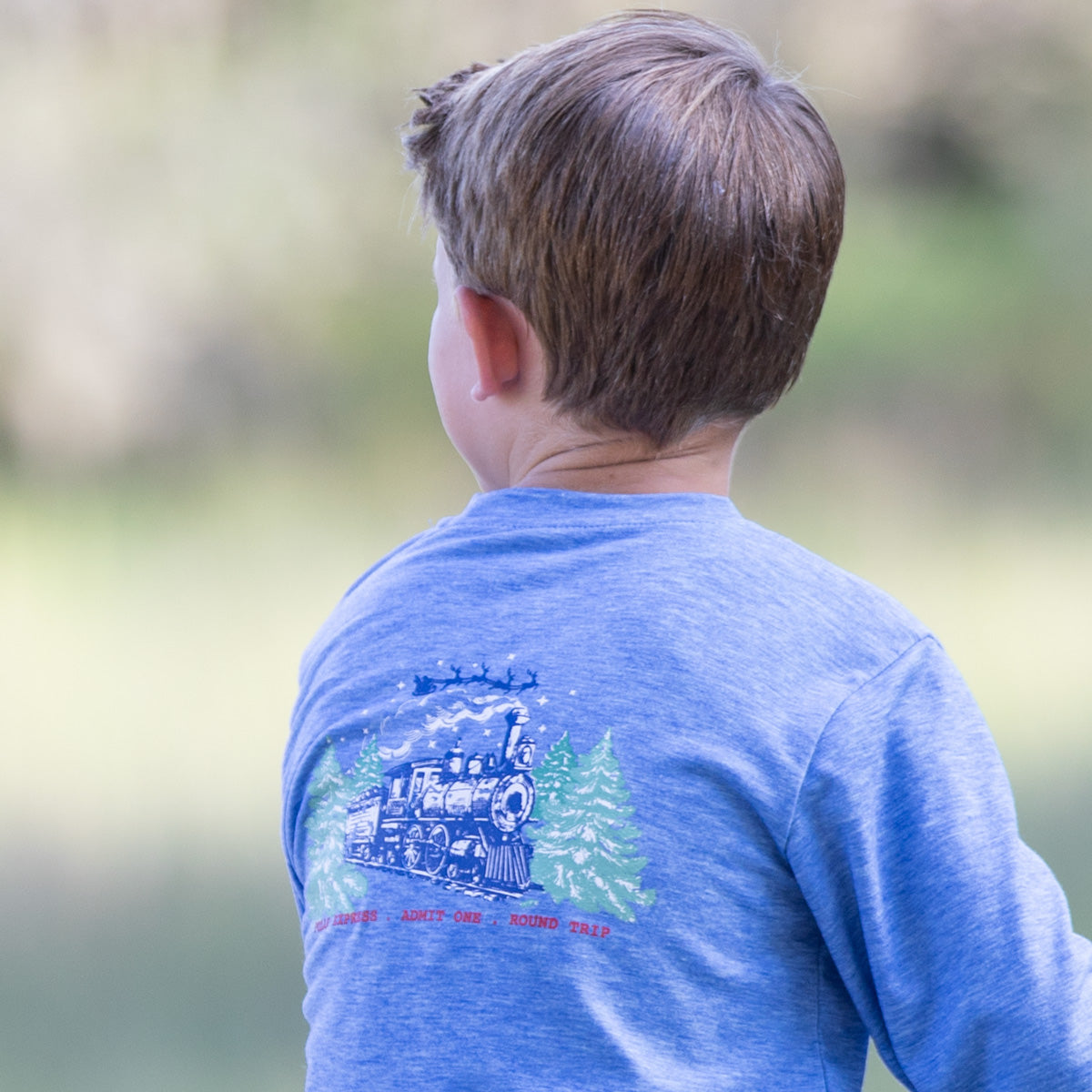 Polar Train Graphic Tee - close-up detail