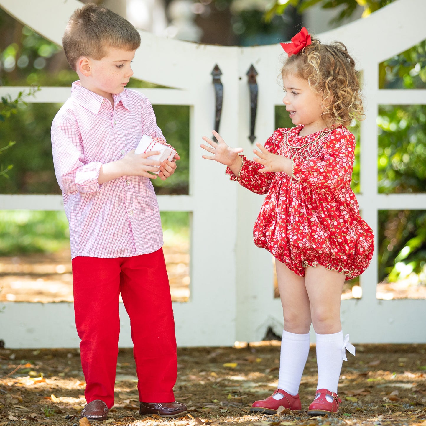 Girls Smocked Eliza Bubble - Poppy