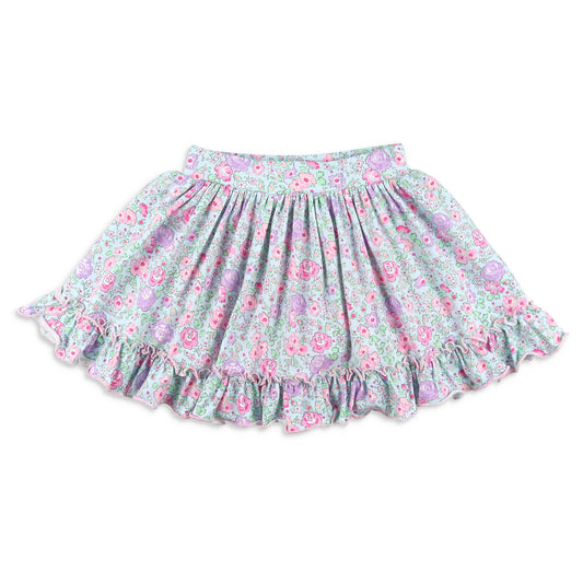 Girls Flowy Skort - Posy Petals