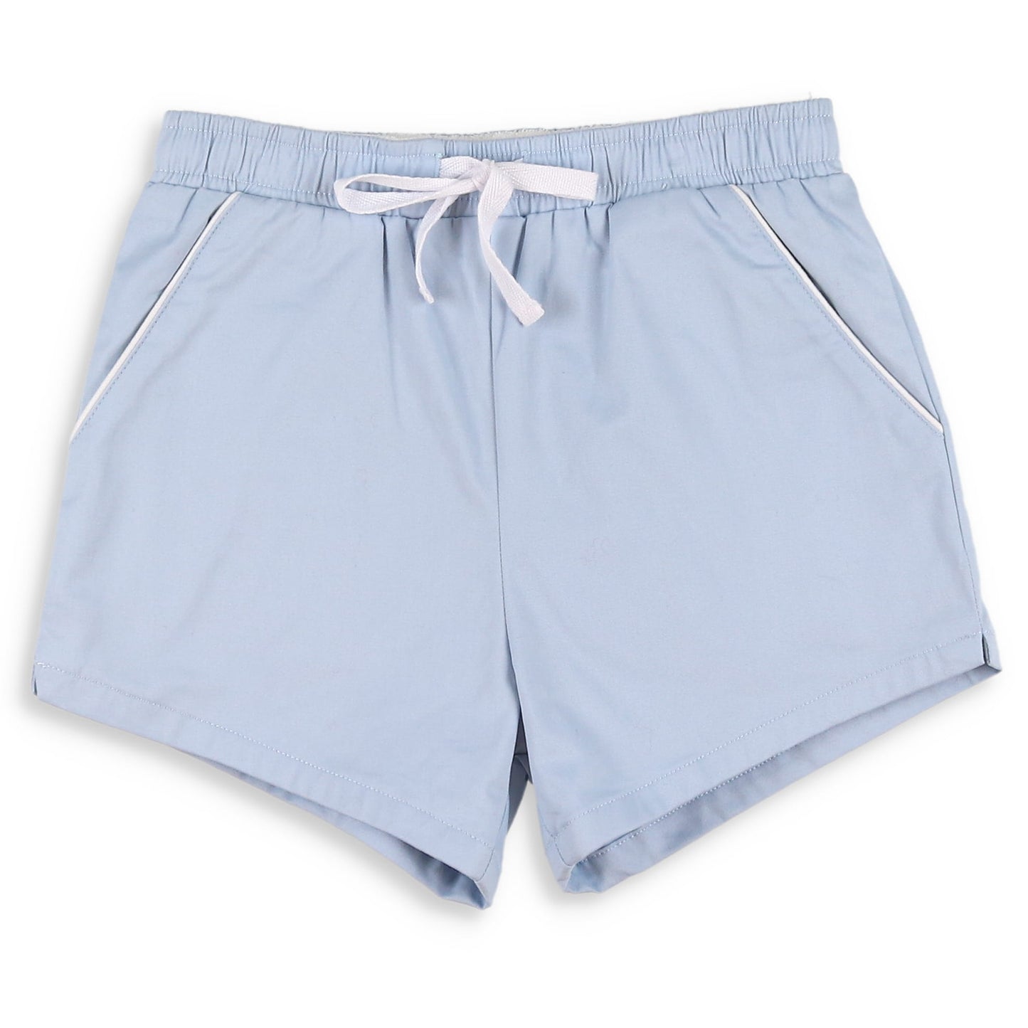 Powder Blue Twill Shrimp Shorts