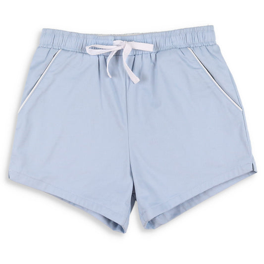 Powder Blue Twill Shrimp Shorts